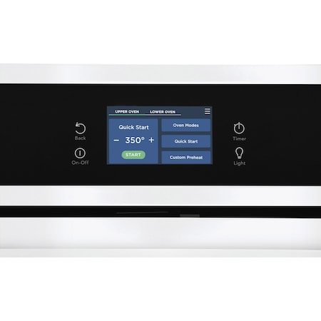 Frigidaire Frigidaire 30-in. Double Electric Convection Wall Oven, White FCWD3027AW